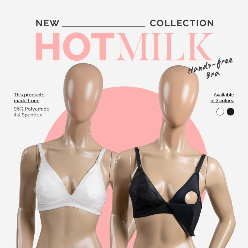 Hot milk - เสื้อชั้นในให้นมแบบ แฮนด์ฟรี
